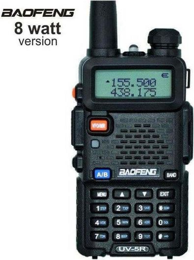 Ασύρματος Πομποδέκτης Baofeng UV-5R 8W UHF / VHF 8W με Μονόχρωμη Οθόνη