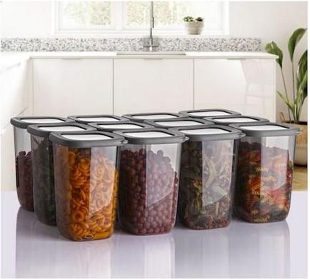 Βάζο Γενικής Χρήσης Viosarp με Αεροστεγές Καπάκι Γυάλινο 1200ml