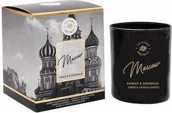 Κερί La Casa de los Aromas Αρωματικό σε Βάζο Moscow Κεχριμπάρι Σανταλόξυλο 140gr