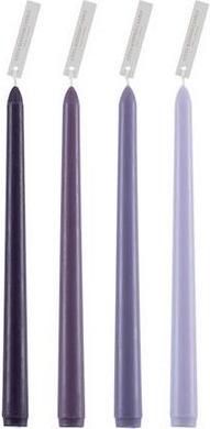 Κερί GloboStar Αρωματικό Κηροπηγίου Λουλούδια Αγρού 25cm 4τμχ