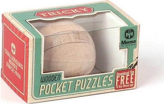 Παιχνίδι Γρίφος Mensa Ball Παζλ από Ξύλο για 6+ Ετών IQ-1027B