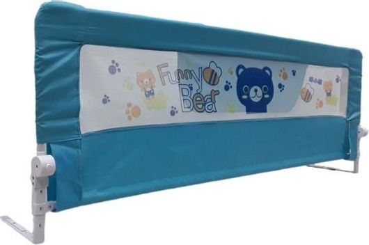 Προστατευτικό Κάγκελο Κρεβατιών Beboulino Πτυσσόμενο από Ύφασμα Μπλε 200x71cm