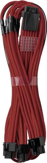 Καλώδιο Cablemod 12VHPWR C-Series Pro ModMesh 1x 16-Pin PCI-E 5.0 to 3x PCI-E-8-Pin για Corsair 60cm Dark Red