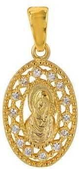 Κολιέ Χρυσό Μενταγιόν Παναγία 14Κ 4540-2KON