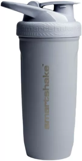 Shaker Πρωτεΐνης SmartShake Reforce 900ml Ανοξείδωτο Γκρι