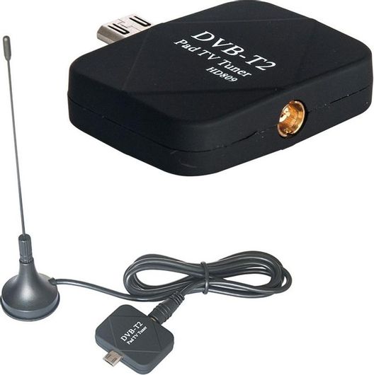 TV Tuner Q-A115 για Smartphone / Tablet με Επίγειο Δέκτη DVB-T2 / DVB-T & Σύνδεση micro USB
