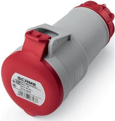 Βιομηχανική Πρίζα Scame Φις Θηλυκό IP44 5x32A 3P+N+Ε Xenia 314.3247
