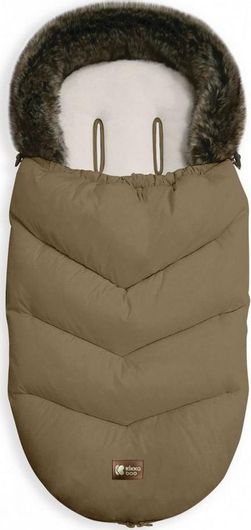 Ποδόσακος Καροτσιού Kikka Boo Luxury Fur Μπεζ με Fleece Επένδυση 95x45cm