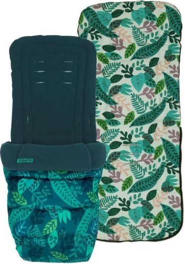 Ποδόσακος Καροτσιού Cosatto Midnight Jungle Πράσινος 48x85cm