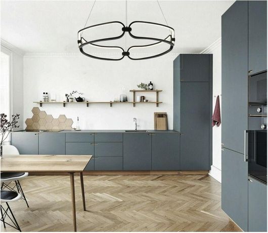 Κρεμαστό Φωτιστικό Inlight Μωραΐτης 6176Α Μοντέρνο Μαύρο