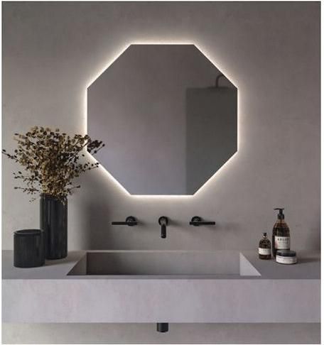 Καθρέπτης Μπάνιου Κρεμαστός Octagon 70x70cm χωρίς Led