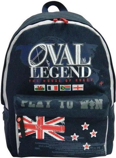 Σχολική Τσάντα Πλάτης Δημοτικού Bagtrotter Oval Legend Μπλε