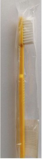 Οδοντόβουρτσα μιας Χρήσης Plac Aid Quick Brush 1τμχ Κίτρινο