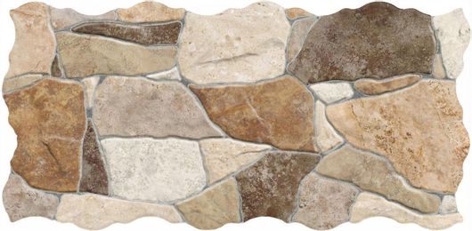 Πλακάκι Keros Piedra Mix 23x46cm Απομίμηση Πέτρας