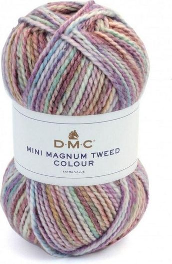 Νήμα Πλεξίματος Dmc Μάλλινο Mini Magnum Tweed Color 104 200m 200gr Πολύχρωμο