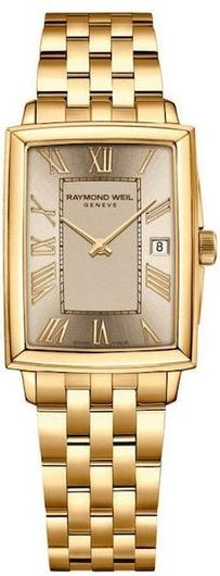 Γυναικείο Ρολόι Raymond Weil SKU58205 Αναλογικό με Μεταλλικό Μπρασελέ Χρυσό