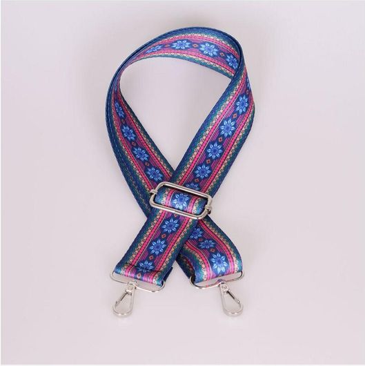 Λουρί Τσάντας Μπλε / Φούξια