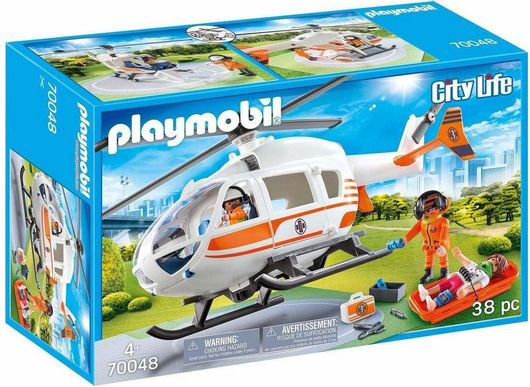 Playmobil City Life Rescue Helicopter για 4+ Ετών