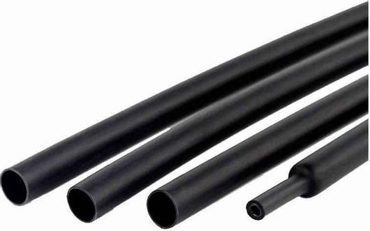 Θερμοσυστελλόμενο 2 mm 1 Μέτρο Μαύρο 