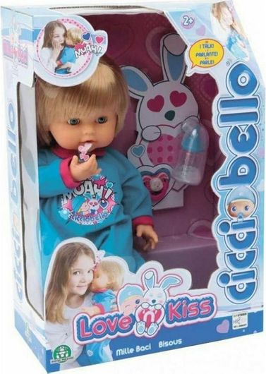 Σετ με Μωρό Κούκλα Giochi Preziosi Cicciobello Φιλάκια για 2+ Ετών