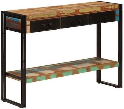 Κονσόλα vidaXL από Μασίφ Ξύλο 110x30x76cm