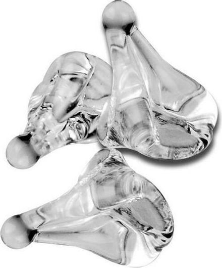 Πίπα με Σίτα Tears Γυάλινη 6mm 3τμχ