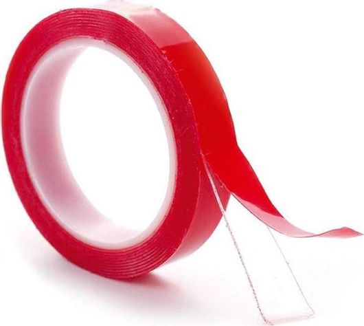 Αυτοκόλλητη Ταινία Διπλής Όψεως Σιλικόνη Διάφανη 4cm X 5m