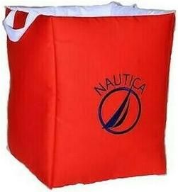 Παιδικό Καλάθι Απλύτων Nautica Simple Κόκκινο 45x35x45cm