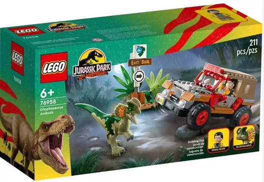 Lego Jurassic World: 30th Anniversary Dilophosaurus Ambush για 6+ Ετών #76958