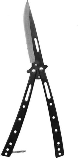 Πεταλούδα με Μαχαίρι 9cm & Λαβή 13cm A3 Μαύρο