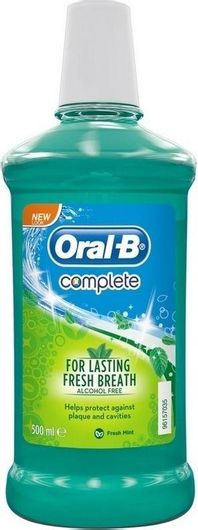 Στοματικό Διάλυμα Oral-B Complete κατά της Πλάκας & της Κακοσμίας 500ml