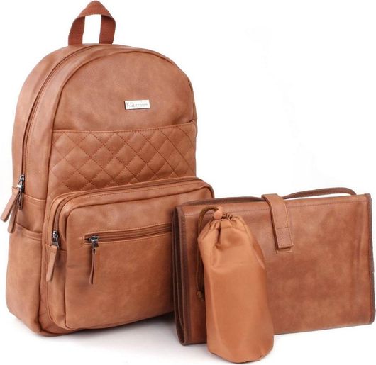 Τσάντα-Αλλαξιέρα Kidzroom Πλάτης Popular 30x19x44cm Καφέ