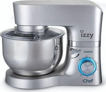 Κουζινομηχανή Super Chef S1503 Izzy 222974 1400W 6lt Ασημί