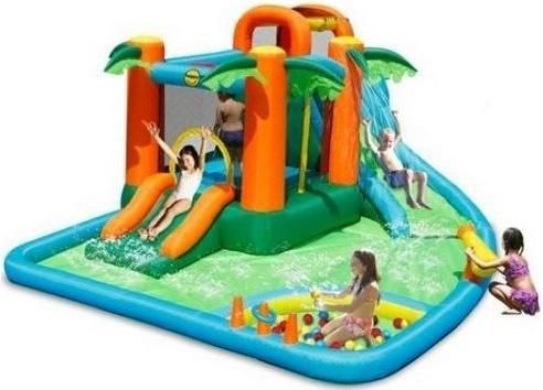 Φουσκωτοί Παιδότοποι Happy Hop The Oasis 7 σε 1 για 3+ Ετών