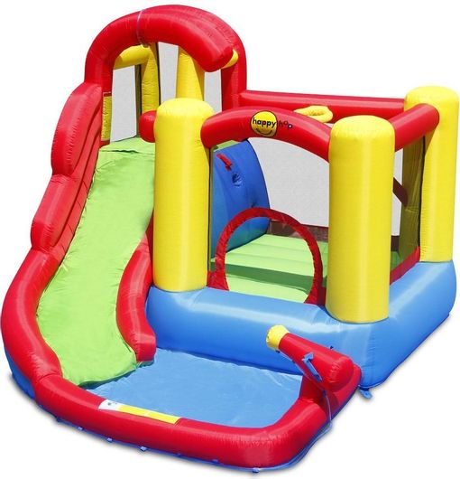 Φουσκωτό με Τραμπολίνο & Τσουλήθρα Happy Hop Jump & Splash 320x280x210cm για 3+ Ετών
