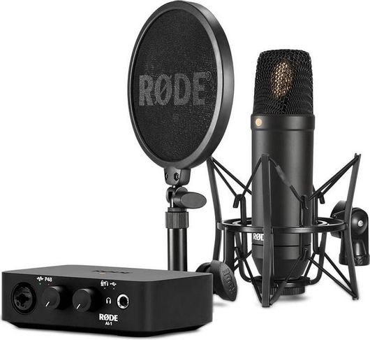 Επαγγελματικό Μικρόφωνο Rode NT1A Pair Kit XLR Πυκνωτικό Shock Mounted / Clip On Φωνής