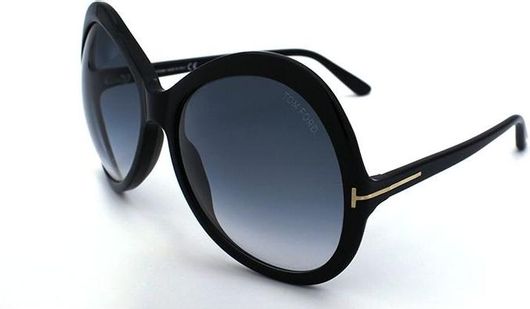 Γυναικεία Γυαλιά Ηλίου Tom Ford με Κοκκάλινο Σκελετό Μαύρο