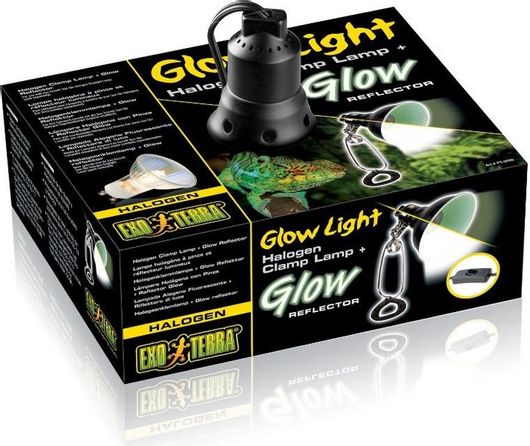 Λάμπα για Ενυδρεία Ερπετών Exo Terra Glow Light Halogen Clamp Lamp Glow 14cm