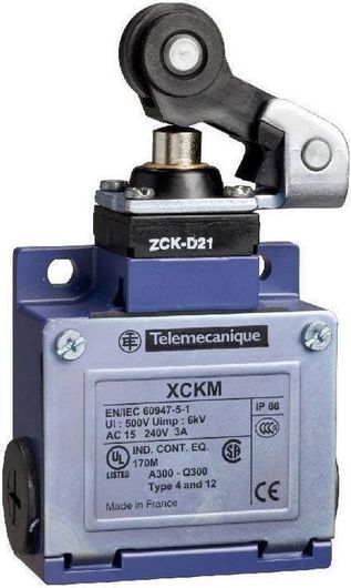 Βιομηχανικός Διακόπτης Schneider Electric Τερματικός XCKM121