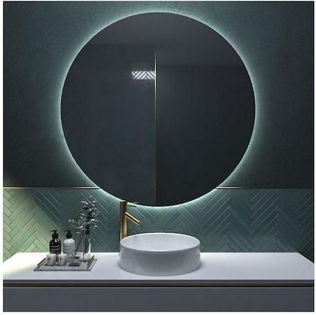 Καθρέπτης Μπάνιου Στρογγυλός Circle 75cm με Led