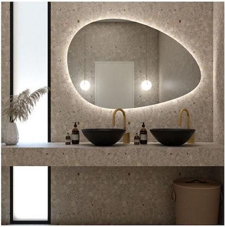 Καθρέπτης Μπάνιου Rock 100x65cm χωρίς Led