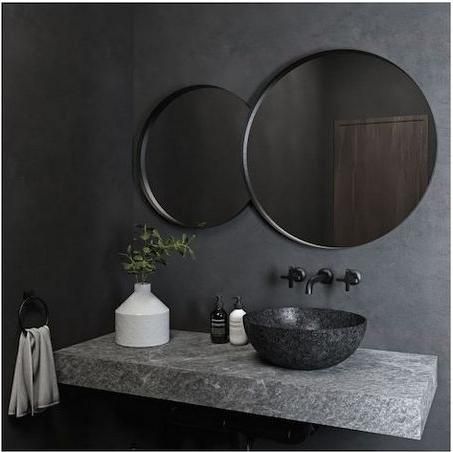 Κρεμαστός Καθρέπτης Double Eye 117x70cm χωρίς Led Μπρούτζινο