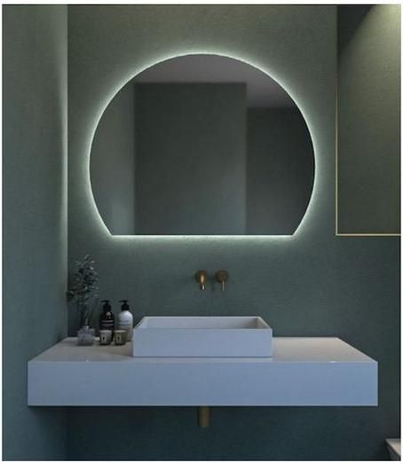 Καθρέπτης Μπάνιου Cropped Circle 100cm χωρίς Led