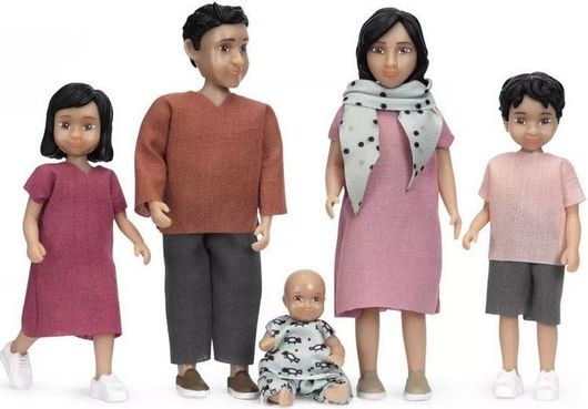 Κούκλες για Κουκλόσπιτο Οικογένεια Jamie Πλαστικό για 3+ Ετών