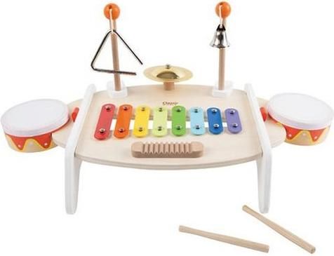 Σετ Μουσικά Παιχνίδια Classic World Music Table Ξύλινο για 3+ Ετών