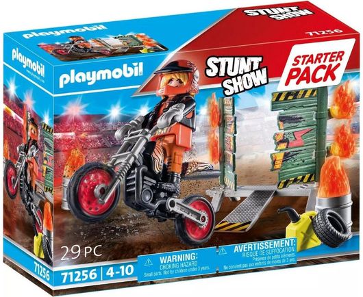 Playmobil Stunt Show Ακροβατικά με Μηχανή Motocross για 4-10 ετών