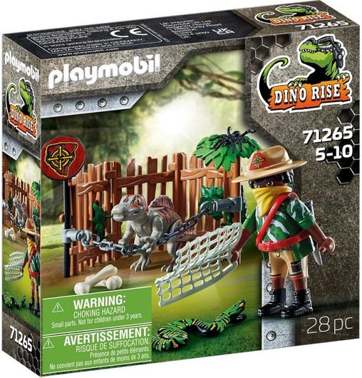 Playmobil Dino Rise Μωρό Σπινόσαυρος & Λαθροκυνηγός για 5-10 Ετών #71265