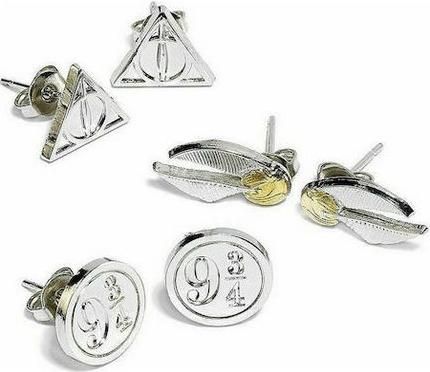 Σκουλαρίκια Καρφωτά The Carat Shop Snitch Deathly Hallows & Platform