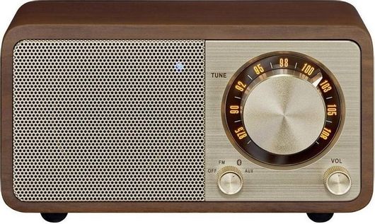 Ραδιόφωνο Sangean WR-7 Επιτραπέζιο Επαναφορτιζόμενο με Bluetooth Καφέ