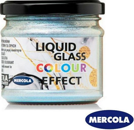Χρωστική Χειροτεχνίας Mercola Liquid Glass Effect για Υγρό Γυαλί Πέρλα Πάστα 90ml Λευκό